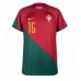 Camisa de Futebol Portugal Rafael Leao #15 Equipamento Principal Mundo 2022 Manga Curta